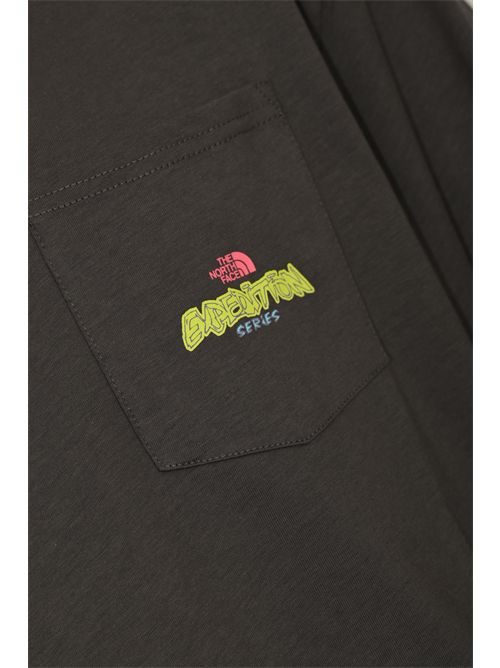 T-shirt oversize a maniche lunghe Expedition Celebration Antracite The North Face | NF0A8E3DRHI1